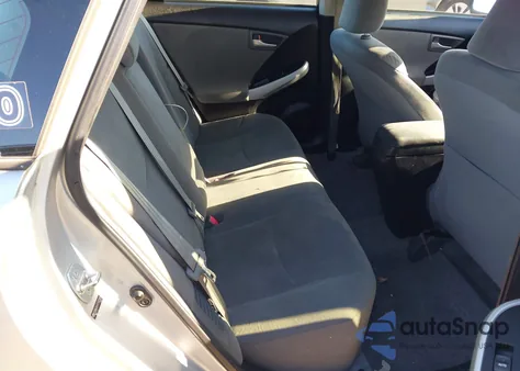 2012 Toyota Prius Two из США, поврежденный, VIN JTDKN3DU7C1537505